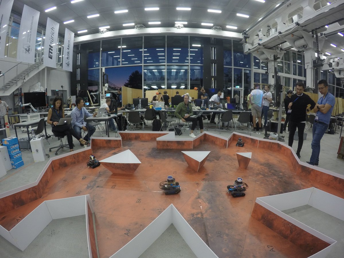 FosterPartners's tweet photo. Our Specialist Modelling Group MARS team sends huge thanks to all workshop sponsors, hosts and participants. Read more here: https://t.co/w6YxYrRPrE  
 #RobArch2018  #Makeblock. #YDLidar https://t.co/QBloLpgHvJ