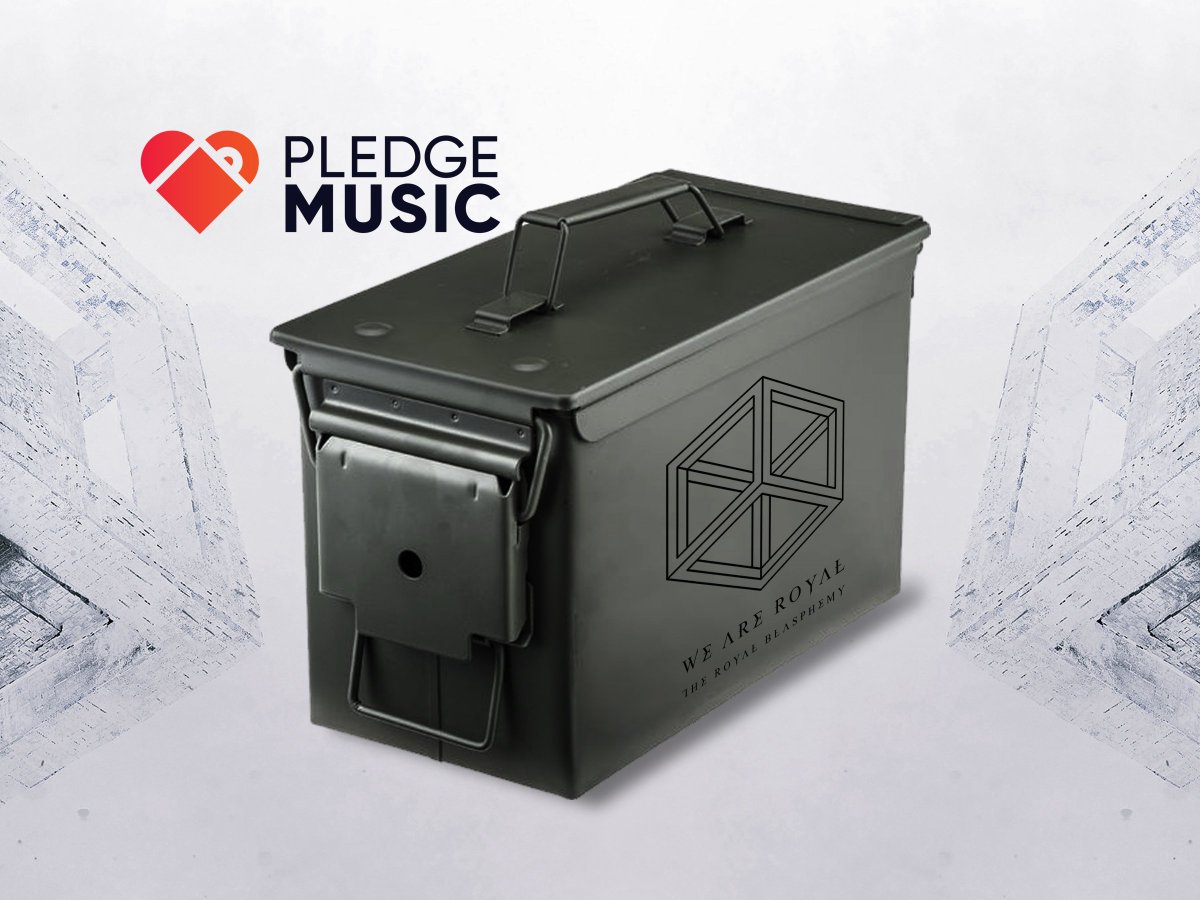 TRoyalBlasphemy's tweet photo. With only 2 weeks left on our Pledge Music Campaign, there's still some  once in a life time collectors items like our WAR Ammo Box! Only 5 made, for more information check our Pledge page at https://t.co/qLny4i0G2H
Grab it while we have it, cuz once it's gone... it's gone! https://t.co/Djhtf8cPP0