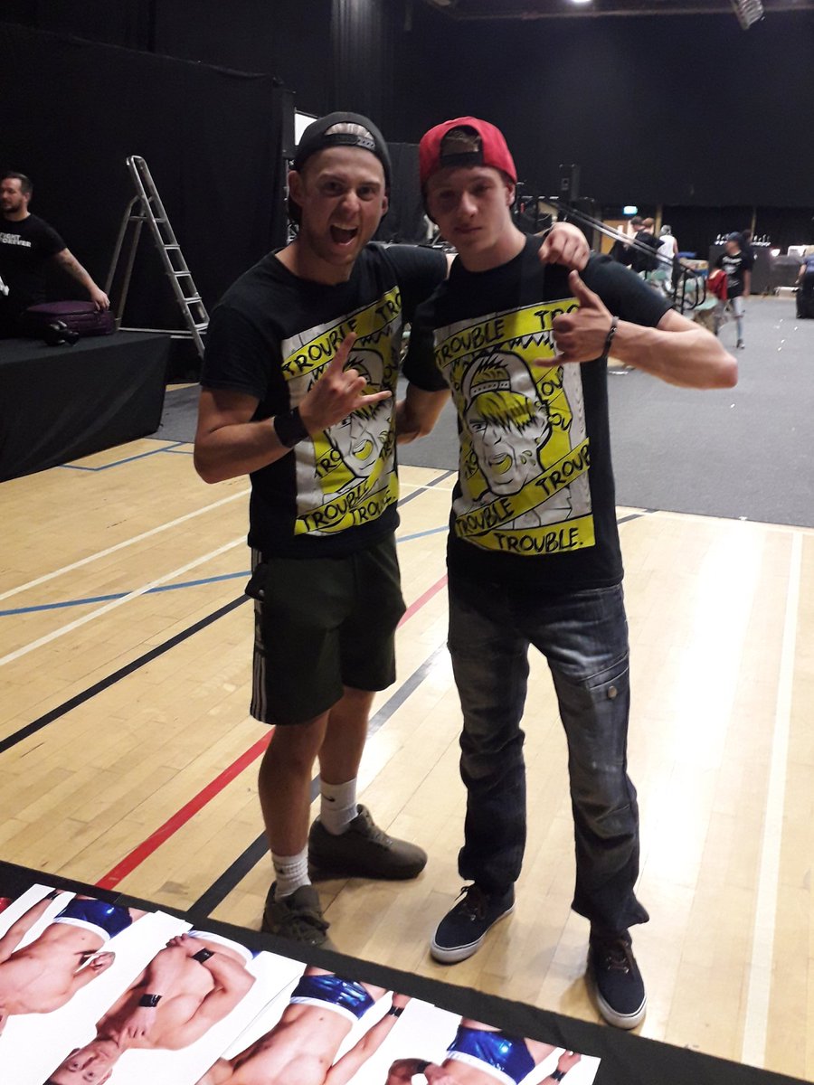 npullman23's tweet photo. Few of my meet and greets from the last @SouthsideWE show I attended! "Adrenaline Rush"  @TerryIsit @The305MVP @mrkenanderson @SeanKustom @XiaBrooksideWWE #wrestling #indiewrestling https://t.co/F8t19IyNV8