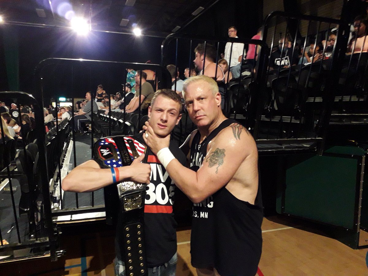npullman23's tweet photo. Few of my meet and greets from the last @SouthsideWE show I attended! "Adrenaline Rush"  @TerryIsit @The305MVP @mrkenanderson @SeanKustom @XiaBrooksideWWE #wrestling #indiewrestling https://t.co/F8t19IyNV8