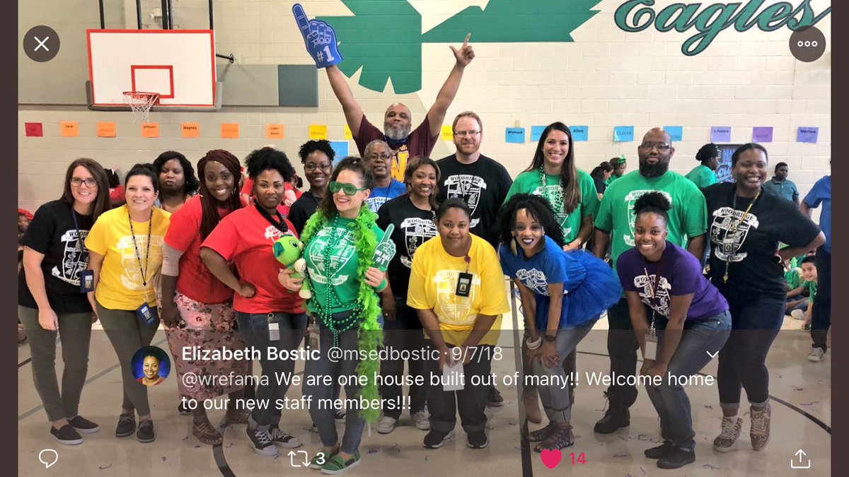 toney_mrs's tweet photo. Happy birthday today to our #assistantprincipal #MrThomas the one in the back with his arms opened wide.  May you daily feel that care from us your new family #WFAMA #Reveur #hishouse but definitely #ONEteam @wrefama @DeidreHannible https://t.co/Kr9PQLjdLB