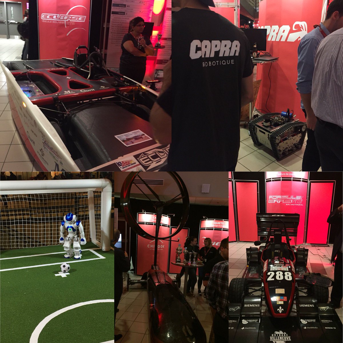 OVHcloud_CA's tweet photo. Super soirée hier pour la fête des clubs de l'@etsmtl . Dites bonjour à Sara, le robot du Club @WM_ETS propulsé par #OVH. Plusieurs clubs très intéressants à découvrir, OVH est fier de soutenir ces étudiants en ingénierie. Pour en savoir plus sur OVH: https://t.co/RljPZsjQUF https://t.co/k4YQ8hVHTf