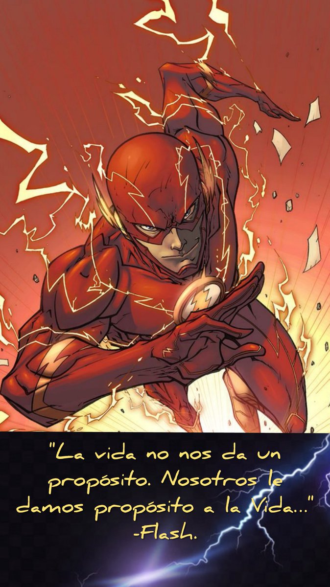 democraticomic's tweet photo. Gran frase célebre de nuestro gran amigo Flash. https://t.co/fiNkuzvklI
