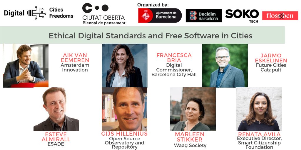 flossbcn's tweet photo. Ethical Digital Standards and Free Software in Cities Panel
on ๐๏ธ Oct 18th: @FabraiCoats ๐ญ
Digital Cities, Digital Freedoms:
Common Digital Ethical Standards and
Free Software For Cities
Part of @bcncultura #CiutatOberta
๐More info : https://t.co/Oo0S6mt9np
#mapafloss https://t.co/ImzuizUURc