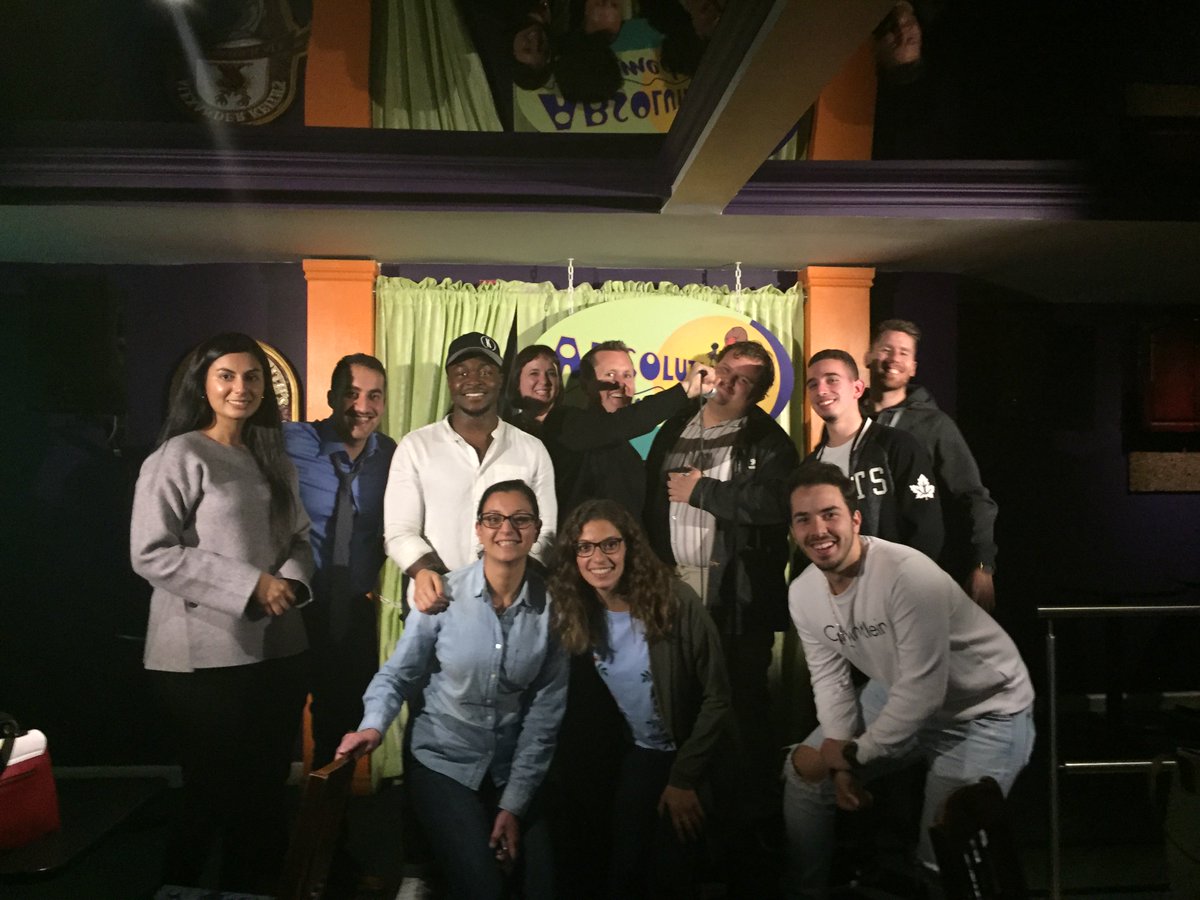 Monalissa_TD's tweet photo. Had such a great night full of laughs with the BEST team! #BestOnBank #AbsoluteComedy @PietroTD https://t.co/hlIJVxF8Rw
