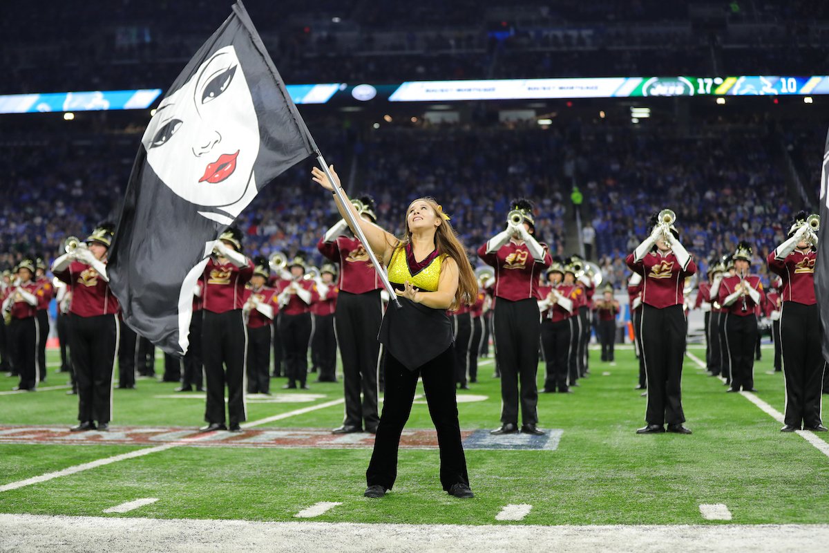 Lions's tweet photo. Congrats to @cmuniversity's for winning best marching band in @USATODAY's college football's #FanIndex. https://t.co/oJNNVKtrbU