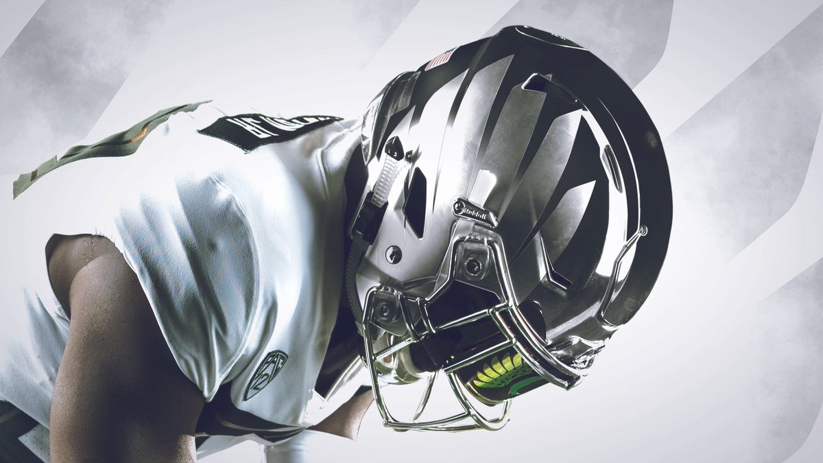 GoDucks's tweet photo. Bring the cold. White and chrome uni combo for Week 5.  #GoDucks https://t.co/5NdSKKAEHx