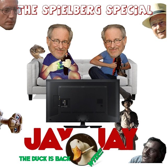 JayVJayPodcast's tweet photo. ITS UP ON ITUNES AND SOUNDCLOUD!!!
Special Episode SPIELBERG!
.
Dont miss Jay and Jay discuss the career of the most celebrated filmmaker in film history.
.
Plus a heated Cage match featuring Jaws vs Raiders of the Lost Ark
.
#Jayvsjay #jayvjaypodcast #movietalk #Spielberg https://t.co/dtsdYAuhBU