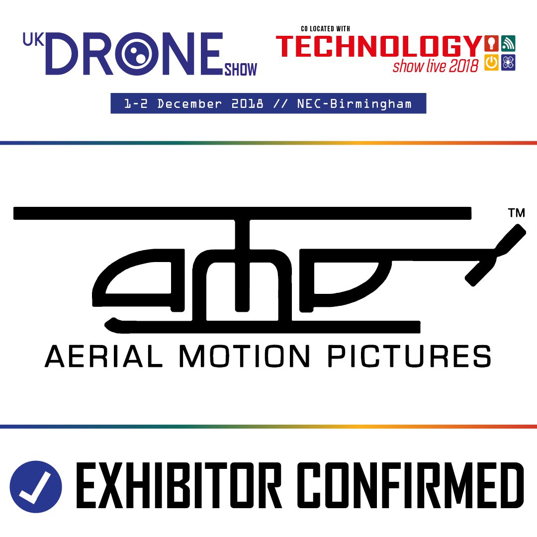 TechShowLive's tweet photo. 💥EXHIBITOR CONFIRMED ✔️
 @AerialMotion will be joining us at the show this year!
Don't forget to grab your tickets > https://t.co/P8R5sH0nhb
#TechShowLive #UKDroneAndTechnologyShowLive #ExhibitorConfirmed https://t.co/u4H7LM79eb