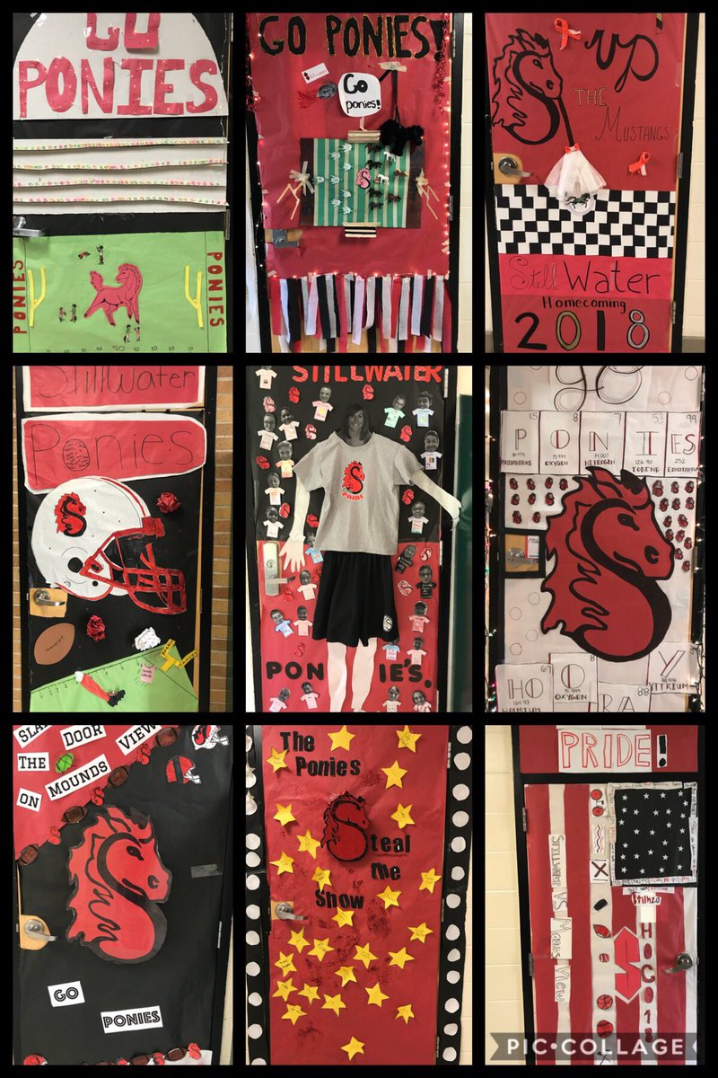oak_landms's tweet photo. Proud to be Ponies: The doors of Oak-Land MS. #Homecoming2018 #ponypride https://t.co/ahi9fQAbfg