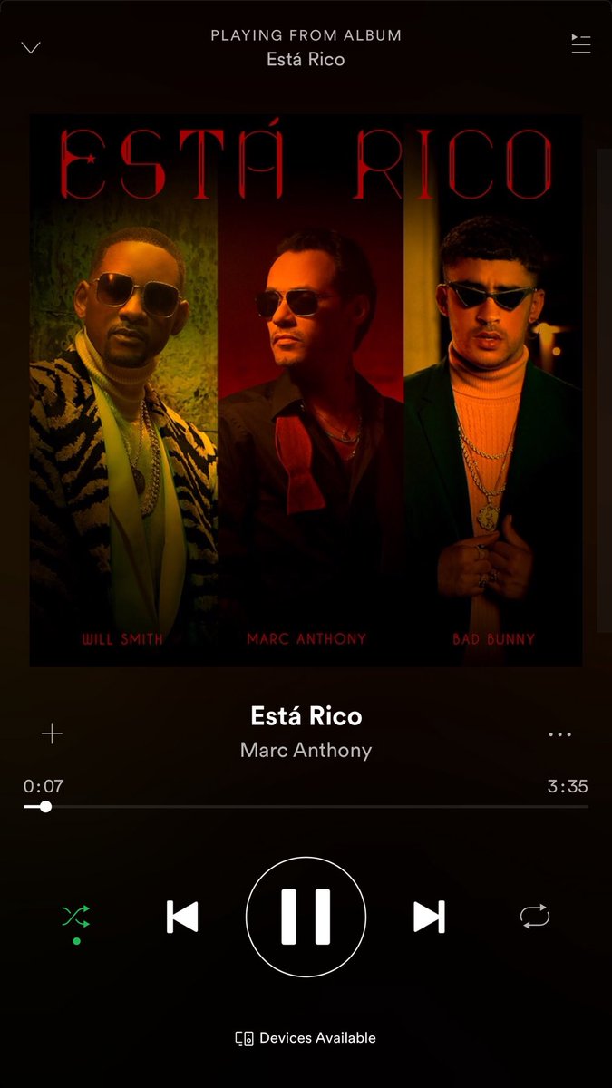 ErnestoRojas09's tweet photo. Both good songs and very catchy! @MarcAnthony @bad_bunnyPR @Ozuna_Pr @selenagomez @iamcardib @willsm #LatinosTakingOver https://t.co/JzPOjlJ5YS