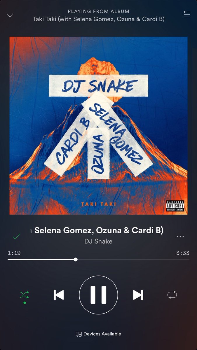 ErnestoRojas09's tweet photo. Both good songs and very catchy! @MarcAnthony @bad_bunnyPR @Ozuna_Pr @selenagomez @iamcardib @willsm #LatinosTakingOver https://t.co/JzPOjlJ5YS