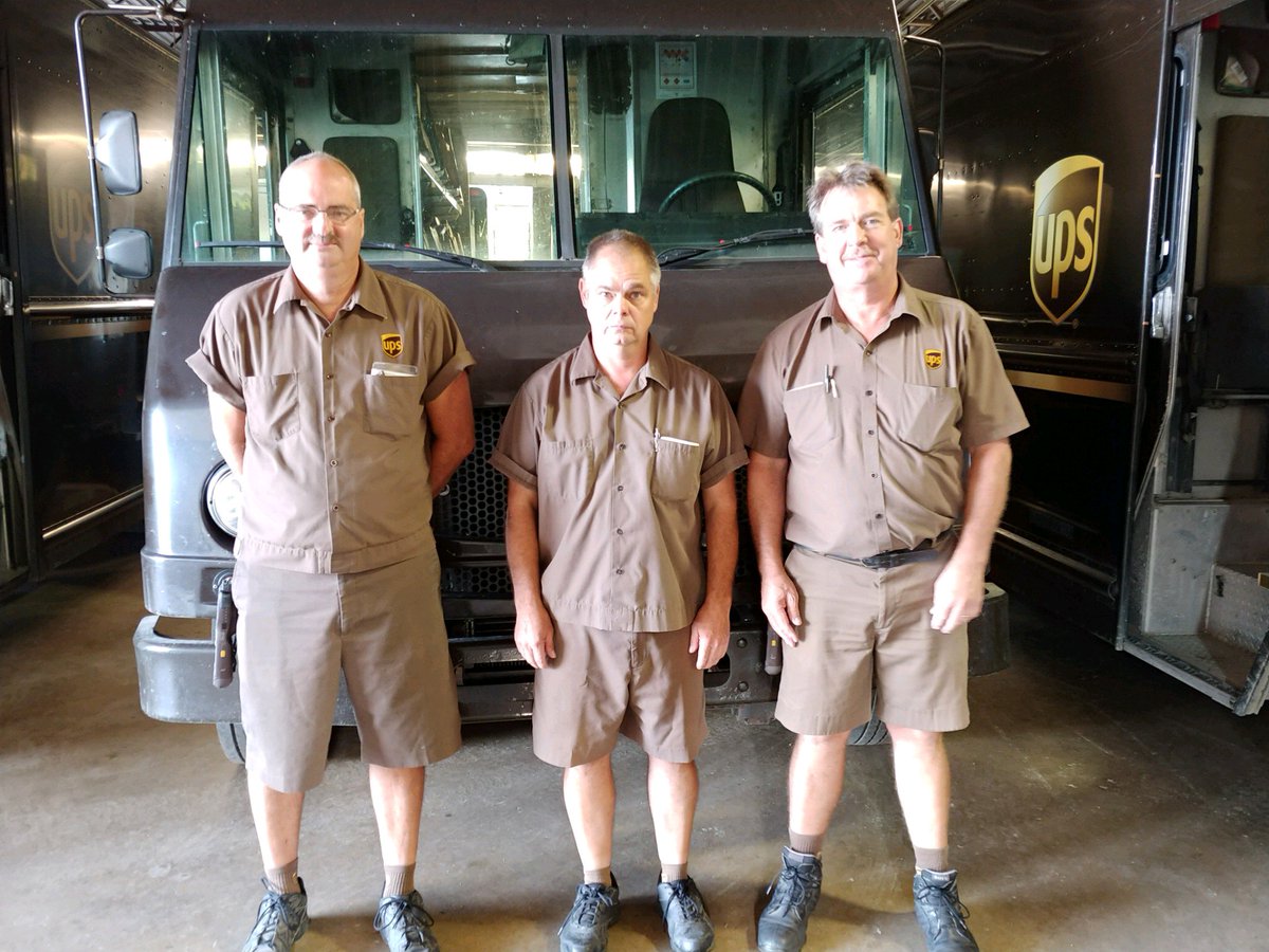 Jenmoore2018's tweet photo. WOW 90 years of service total standing right here!!! Great job Dave Baker, Mike Trypus, and Craig Baker from the Meadville Center👏🎉#SuperUPSers #UPS #TogetherWeAreUPS https://t.co/3S3DOAHQSp