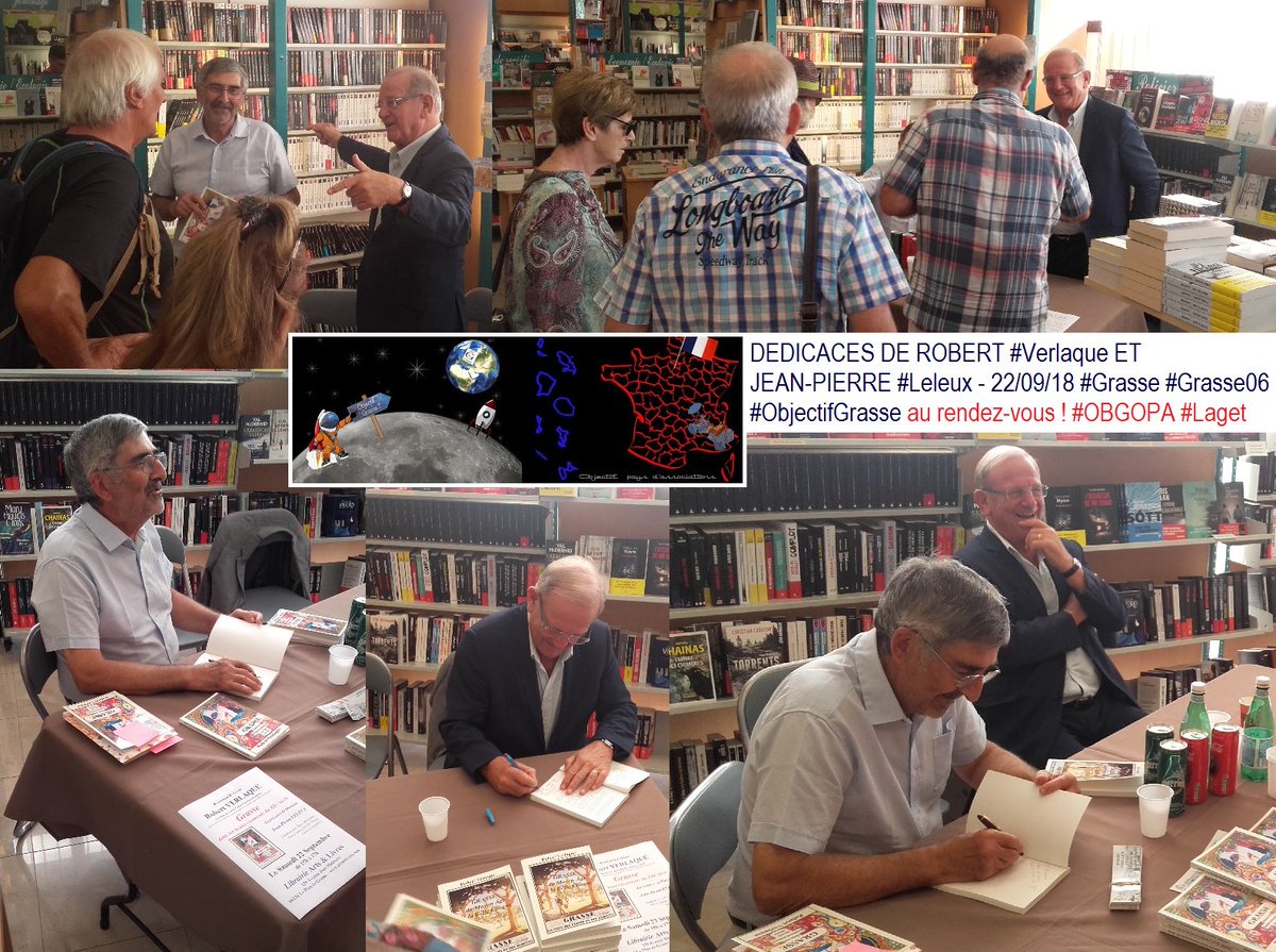 ObjectifGrasse's tweet photo. #ObjectifGrasse / @Obgopa #OBGOPA aux #rendezvous les 22 & 23/09/18 de la dédicace de Robert #Verlaque & @jpleleux à Arts et Livres,l #inauguration du @TDG_Grasse #TDG & la 56° Fête de la Marine à #Grasse #Grasse06 & #LeBarsurLoup #BarsurLoup -#Laget #Benoit #Courel #Joly #Jarvis https://t.co/3dfMXMtr5p