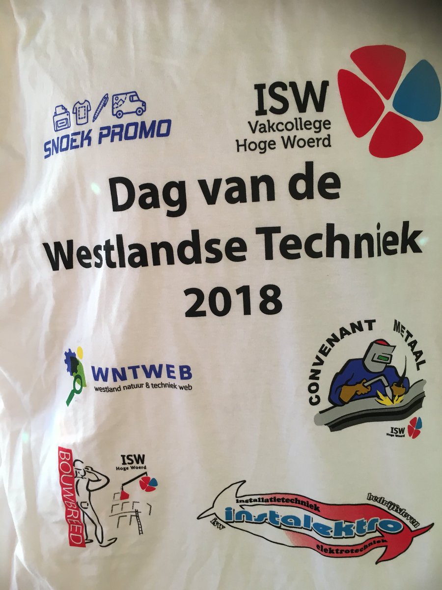 Met leerlingen van groep 8 vd Zeester bij vd Valk schilders ikv Dag vd Westlandse Techniek. Veel enthousiasme bij de kids voor techniek!