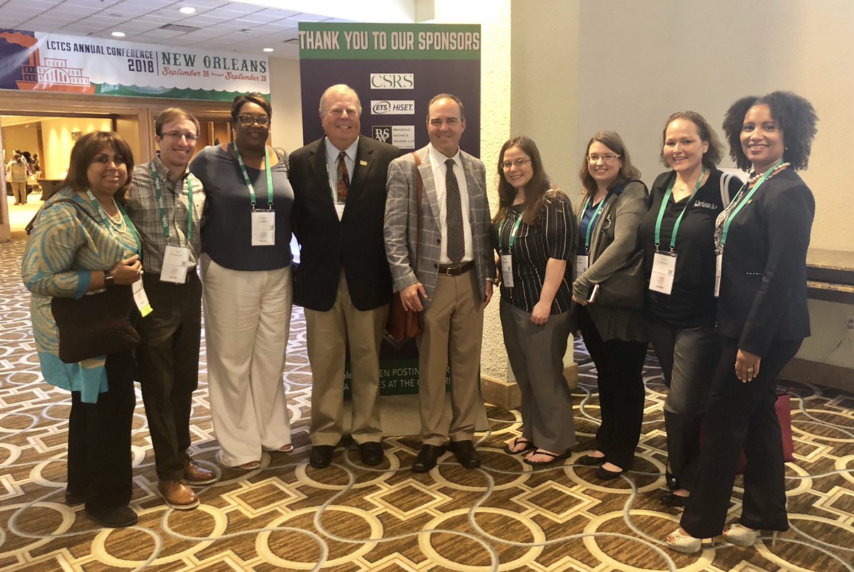 tyscheuermann's tweet photo. Wrapping up the 2018 @golctcs Conference with Chancellor Wainwright and some of our Delgado team! #LCTCSconference2018 https://t.co/Ze9g4ovL8n