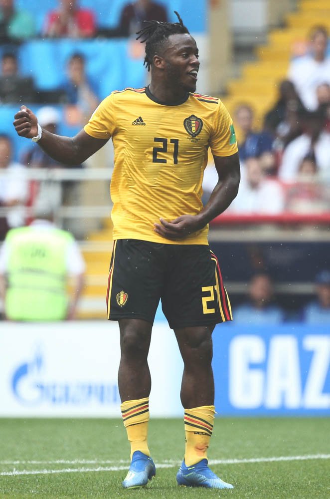 PurelyFootball's tweet image. Michy Batshuayi is now officially the first player this century to score a goal in the:

• Premier League
• Ligue 1
• Bundesliga
• La Liga