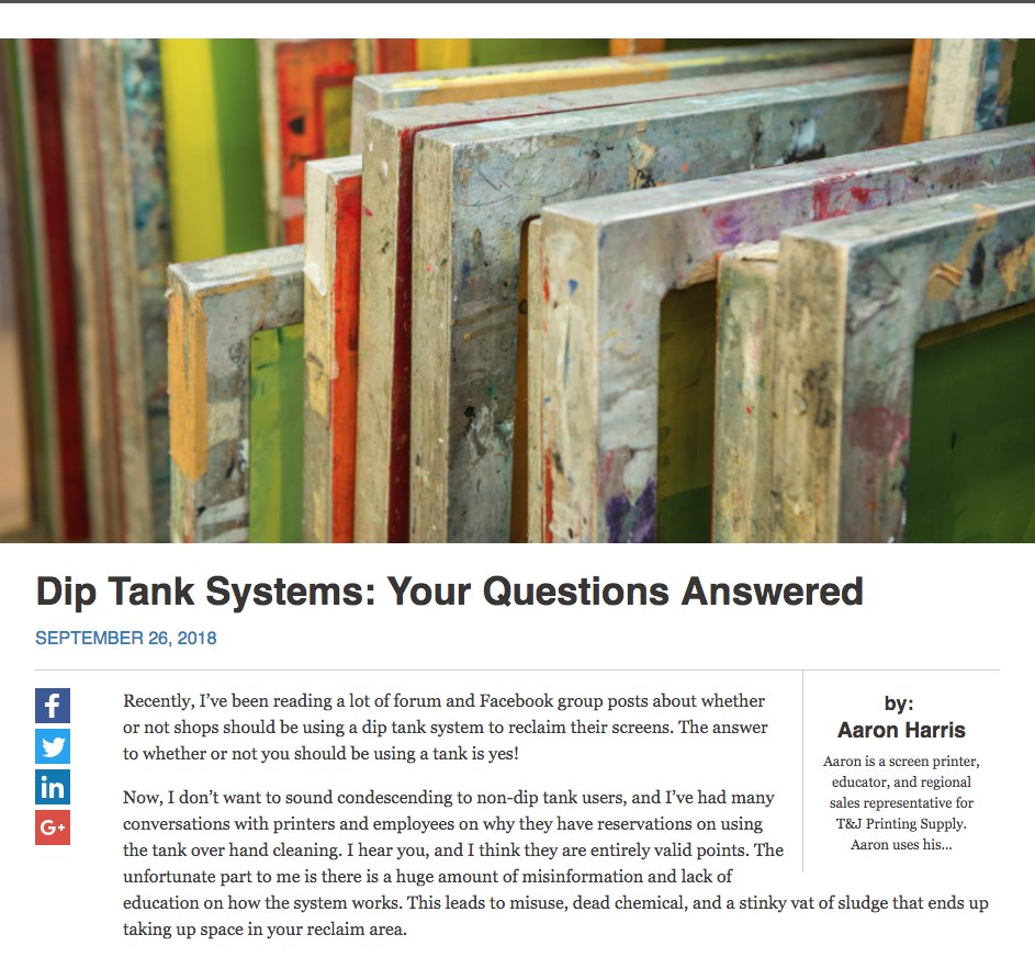 EasiwaySystems's tweet photo. Thinking about getting yourself a dip tank or have had a negative experience with one in the past? Our friends at @TandJSupply give a great explanation on the proper use of a #diptank system. Check out the article here: https://t.co/0Hiuqiw5eR https://t.co/suruc583hq