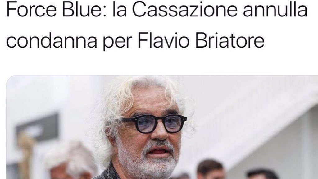 Dopo 8anni la cassazione ha annullato la condanna perché il fatto non sussiste ringrazio il prof.Coppi, l’avv Massimo Pellicciotta, l’amico Lattanzi, Elisabetta Gregoraci e tutte le persone che sapevano che non sono un evasore fiscale! Ho sempre lavorato tanto e non ho mai evaso!