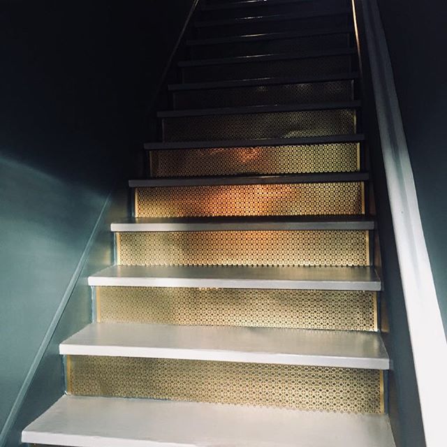 Stair riser inspiration with a Moroccan vibe. #stairs #stairrisers #interiordesign #moroccandecor zpr.io/6D37A zpr.io/PF5xt