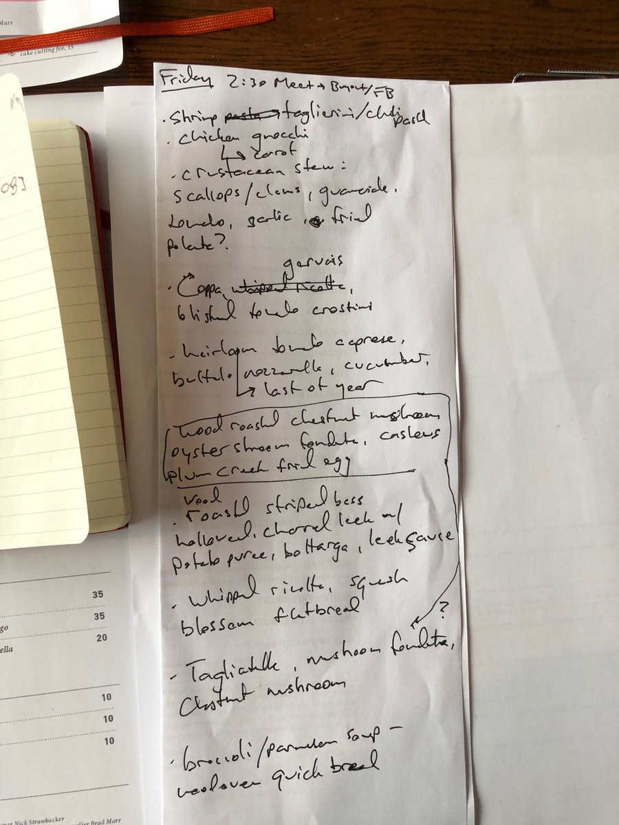 On the menu tonight...