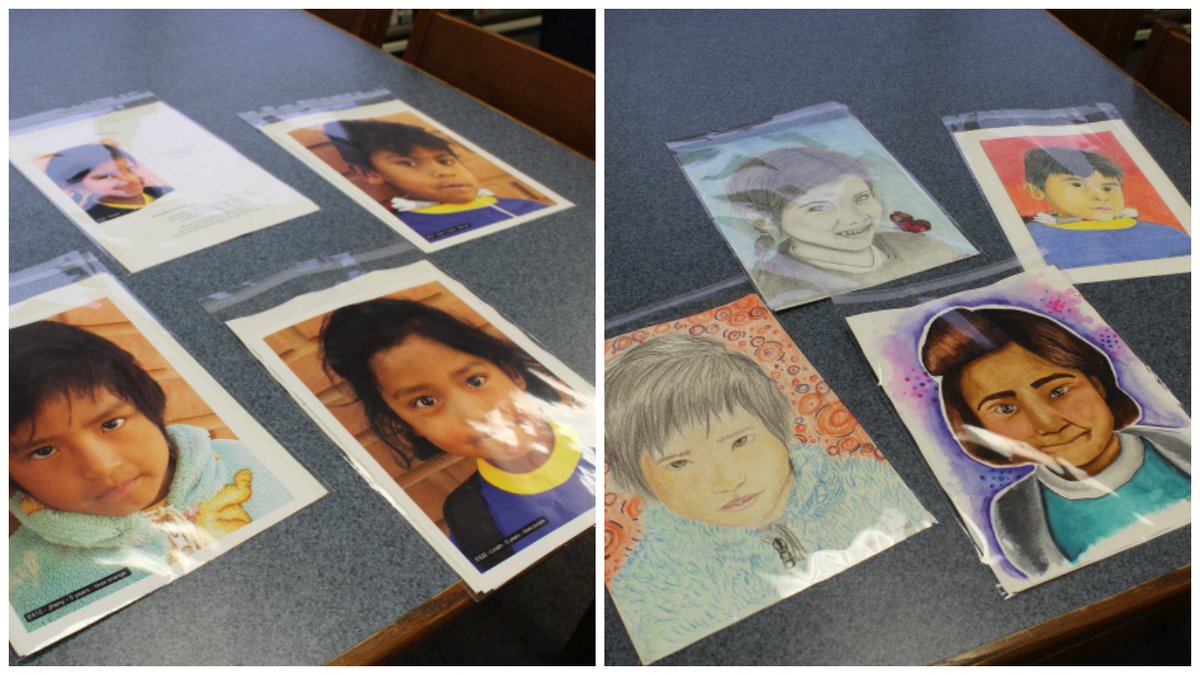 SaintMarysNC's tweet image. This video by #thememoryproject, telling story of Portraits of Kindness created for children in Mexico by @SaintMarysNC art students, is sure to make you smile. Watch 'til the end to see the children's reaction to their portraits! youtu.be/p_ZNpTY9SmI #portraitsofkindness