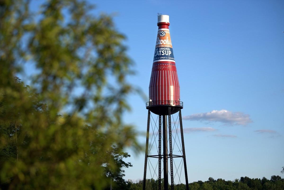 Collinsville Illinois Maior Garrafa Catsup Mundo Lado Route 159 Esta fotos,  imagens de © EWYMedia #469035396