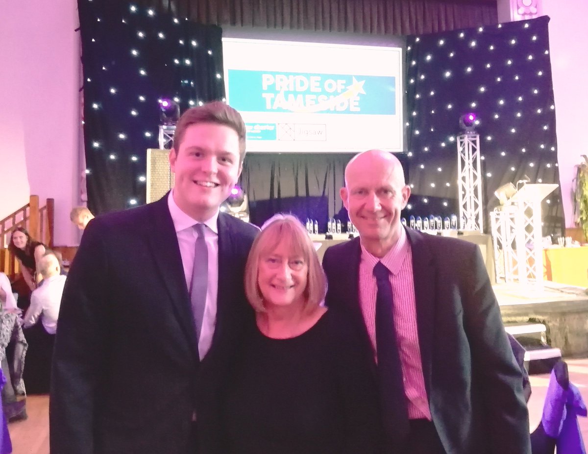 TamesideCouncil's tweet photo. Executive Leader, Cllr Brenda Warrington, Chief Executive, Steven Pleasant and Cllr Oliver Ryan wish good luck to everyone who has been nominated at the 2018 Pride of Tameside Sports Awards @active_tameside @scopelandboxer @louisecroombs https://t.co/T8LzHRvhrX