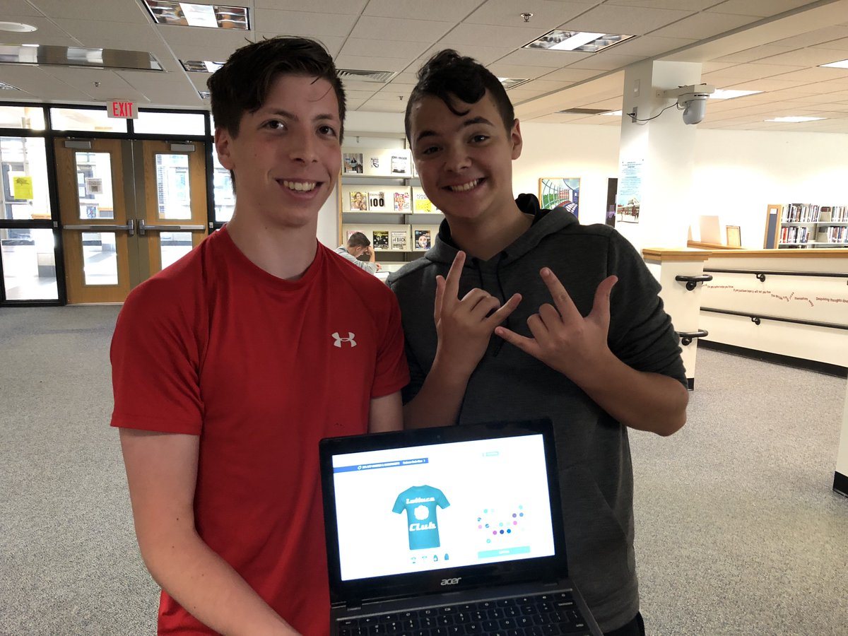 JaniceAlpert's tweet photo. Makerspace learning - vinyl cutter and heat press #passiondrivenlearning #makerspacelearning #studentslearningtogether @LPS_Tremblay @sahoban @ELAperks @kdar5 @LynnfieldHS @robertscleary @batesbc6378 https://t.co/l5SvAVCOCw