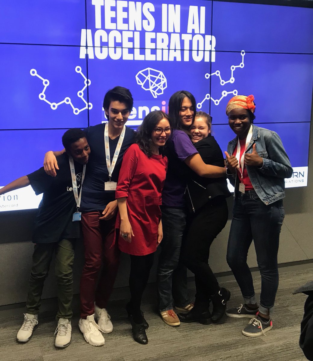 AcornAspiration's tweet photo. We are so excited for winning team of #TeensInAI2018 'SKai' to be joining us in Silicon Valley this October courtesy of @MastercardNews
Join them at #girlsinaiSF: https://t.co/r9CBo88qaK
#GirlsInAI @brighterion #AdaLovelaceDay #ADL18 #DiversityInTech #WomeninSTEM #BuiltByGirls https://t.co/3H6icJqzDq