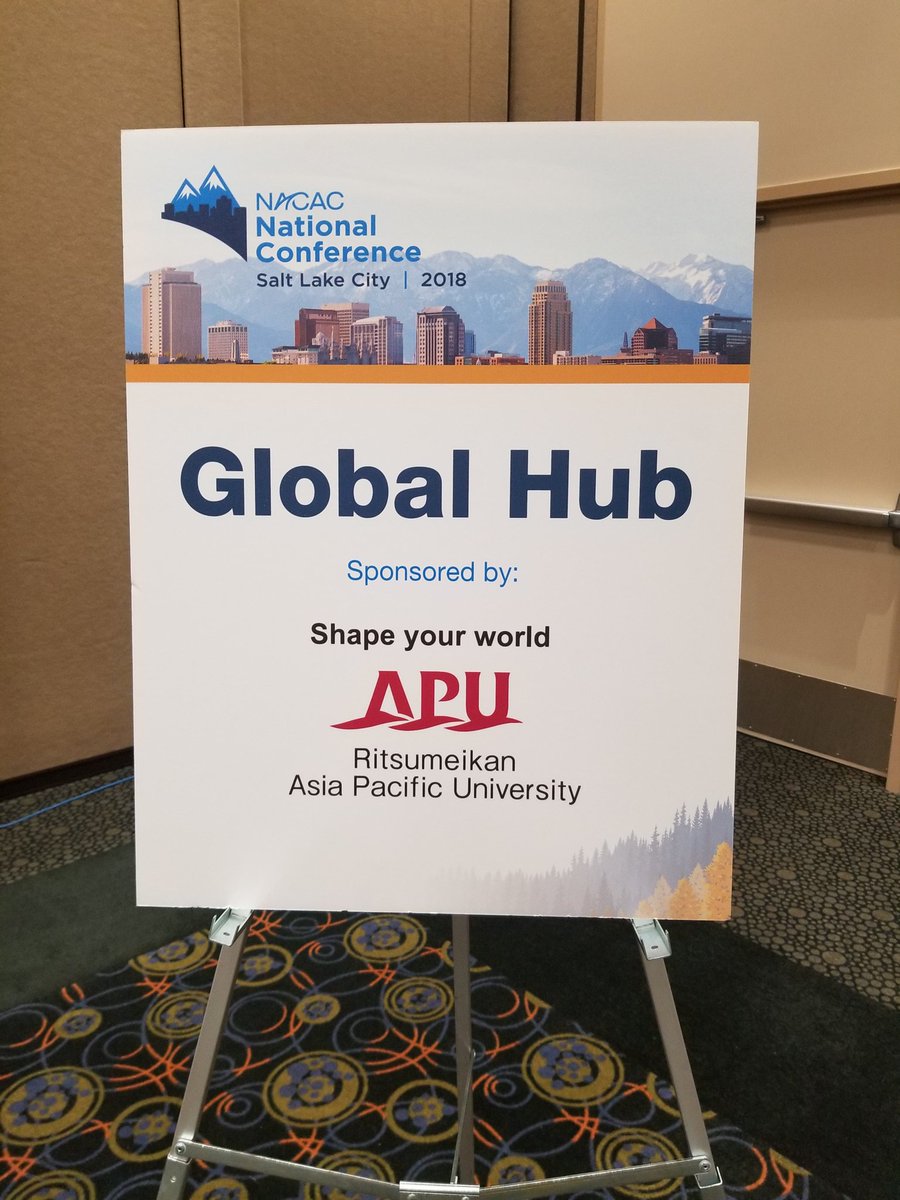 lmaddington's tweet photo. Join us now in 255F for a session by @ritsumeikanapu, Japan's leading international university, over a box lunch! https://t.co/cefkPtlTZB