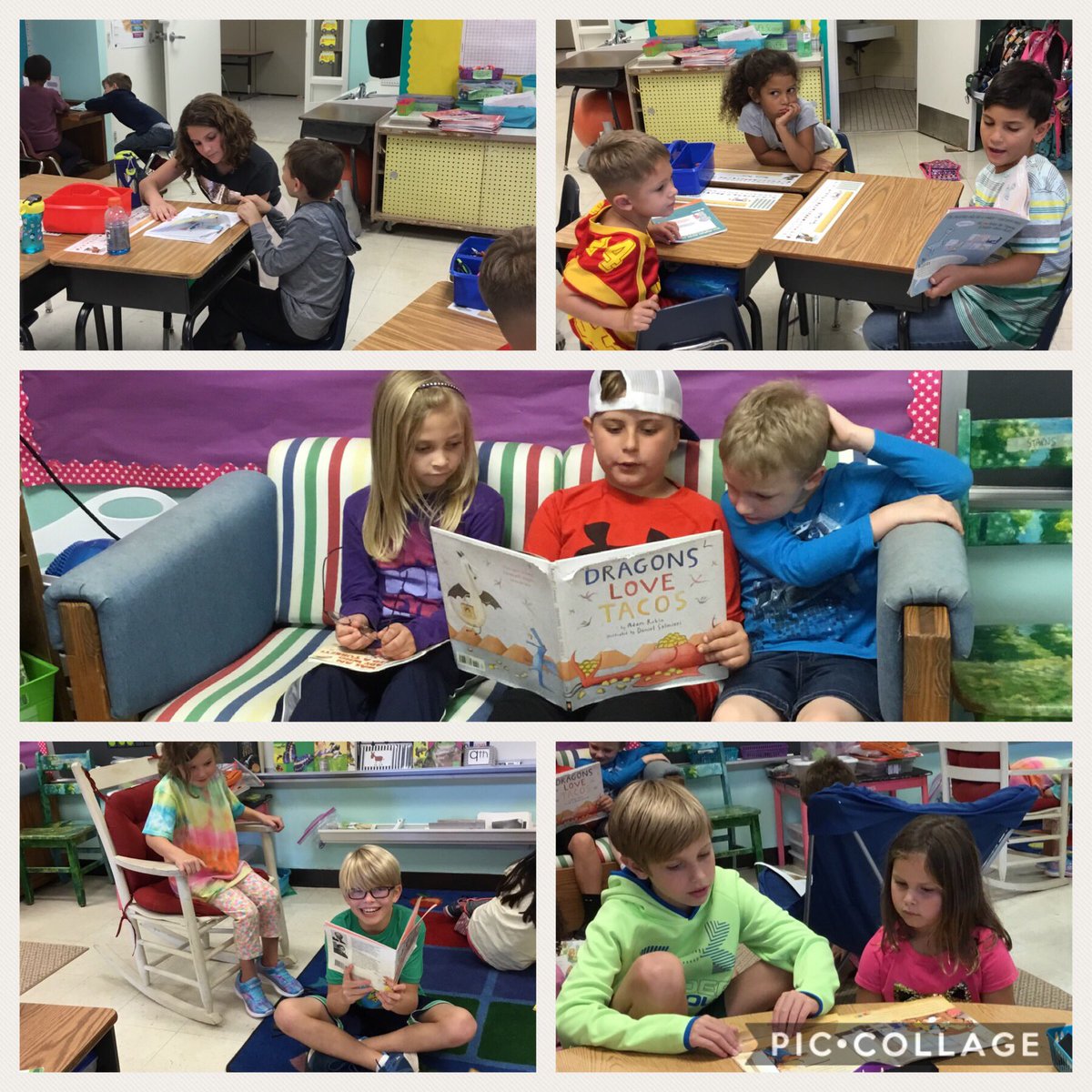 Groat1stGraders's tweet photo. Seeing my first year babies read to my 4th year babies gives me all the feels ππβ€οΈ #firsttofourth #theyresobignow #proudteacher @sparacio_ges @Ms_Ulbrich_GES https://t.co/JDazFF3GHk