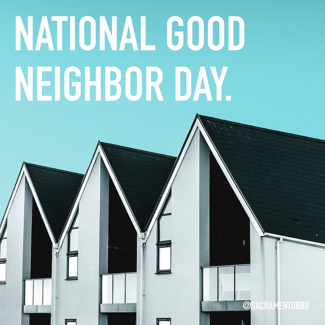 Good neighbors start with trust! Happy good neighbor day! Let's start a thread. Mention a good neighbor!