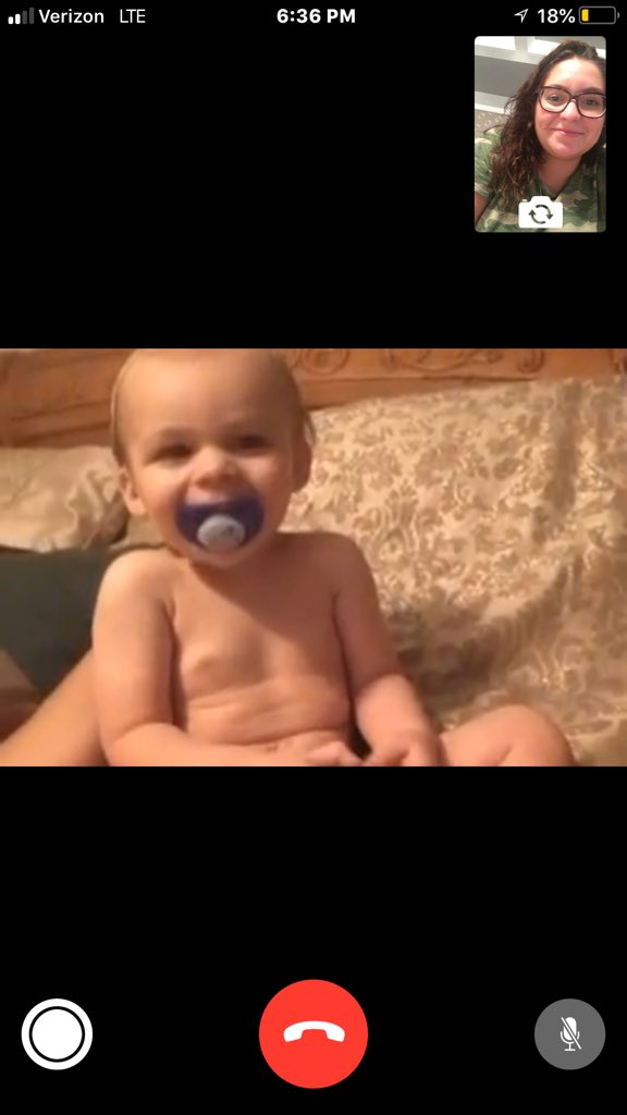 My daily FaceTime with Ronan 💕💕