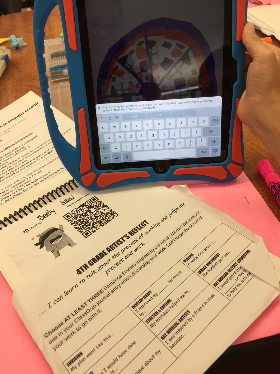 ArtsyMxV's tweet photo. #classdojo #wearechesternj 4th grade students uploading their hard work and reflecting! #braggart #braggschool https://t.co/cuaBlgmIGe