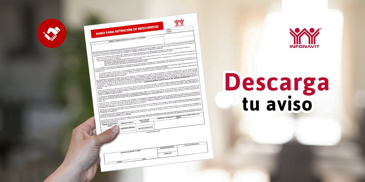 Ayuda Infonavit on Twitter: "Hola, es importante entregar tu Aviso de