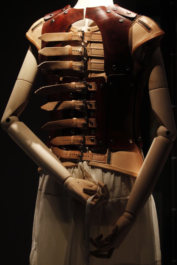 Frida Kahlo’s leather corset