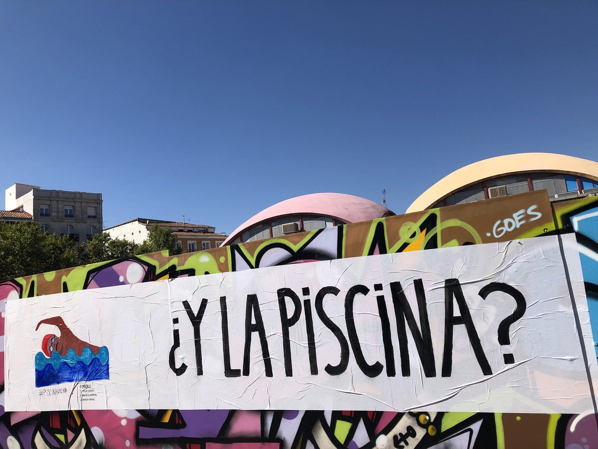 MarinaCastaneda's tweet photo. Queremos ver también el azul en la piscina prometida @campodecebada @MADRID @jorgegcastano #ylapiscina? https://t.co/FcvsdWag1a