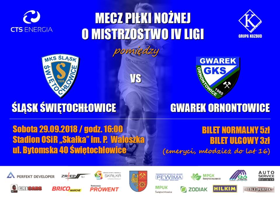 MKS_Slask's tweet photo. Już jutro rywalem będzie @GKSGwarekOrce Zapraszamy😀⚽️
#MKSŚląskŚwiętochłowice #ŚląskŚwiętochłowice #GwarekOrnontowice #Ornontowice #Świętochłowice #Świony #SlaskiZPN #HAIZIVliga #IVliga #Swietochlowice #Swiony #futbol #piłkanożna #piłka https://t.co/zwbJB45O8r
