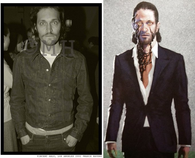 vincent gallo in japan: 
killer is dead/ cowboy bebop/ gantz/ catherine 