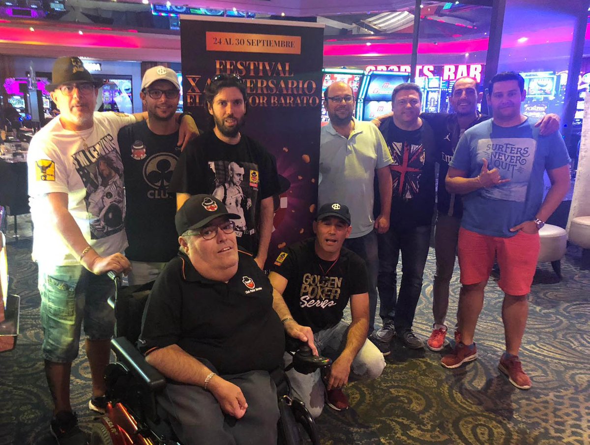 Liga Española Poker (@ligaespoker) on Twitter photo La representación de <a href="/eljugadorbarato/">eljugadorbarato</a> en este Festival LOW COST va creciendo.
No en vano celebran su X Aniversario aquí.
Suerte a todos !!! La representación de <a href="/eljugadorbarato/">eljugadorbarato</a> en este Festival LOW COST va creciendo.
No en vano celebran su X Aniversario aquí.
Suerte a todos !!!