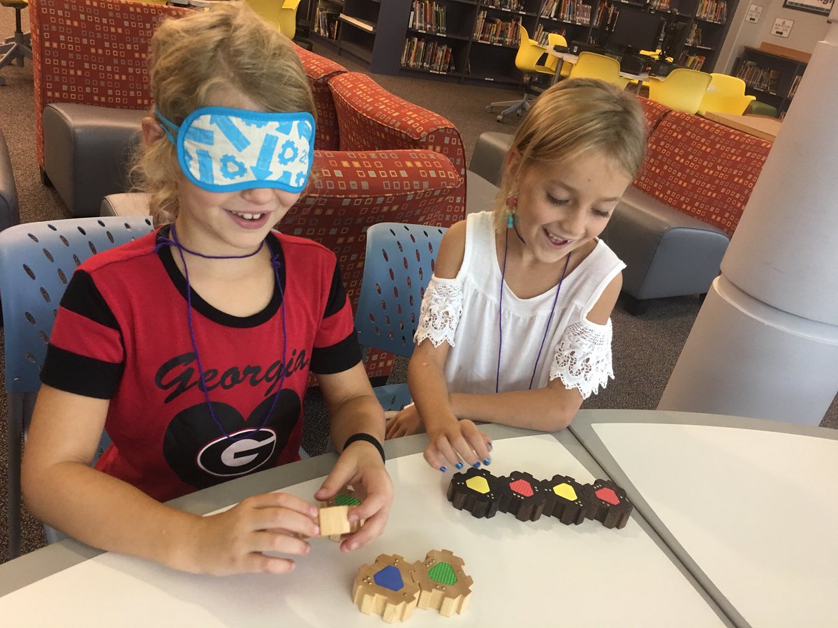 CPHTechnology's tweet photo. Teaching empathy...the beginning of innovative thinking....#beginwithempathy #empathygames #multipkeperspectives #loveyourlearningcommons #makerspaces @OCEEPrincipal @laporte_shannan  @fcsmeti @hoke @21Toys @Makerspaces_com https://t.co/1rC4f5phCc