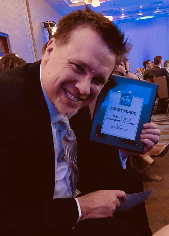BeansproutPedi's tweet photo. Dr. Brian Temple 💚 Voted Best Pediatrician in Austin at the 2018 Best of the Best Austins Official Choice Gala. We are so proud! 
@laketravisview @BelterraTexas https://t.co/GT80HQIe3Z