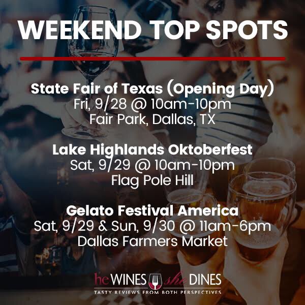 hewinesshedines's tweet photo. Give us a weekend filled with all the food and all the fun 😍🙌🏼 head to the State Fair of Texas for fried goodness, try some brews at Lake Highlands Oktoberfest, and sample gelato at the Gelato Festival! 😋🎡🍻🍧
#weekend #statefairoftexas #dfw #oktoberfest #gelatofestival https://t.co/526bXNoeY1