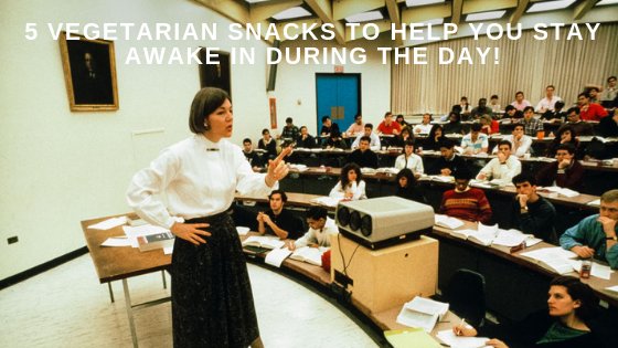 Back to School, Back to School! If you are a parent or a student that struggles to stay awake during the day then here are 5 Vegetarian Snacks that will help keep you awake during the day! 😄 Go give them try! 
buff.ly/2DzTNYC