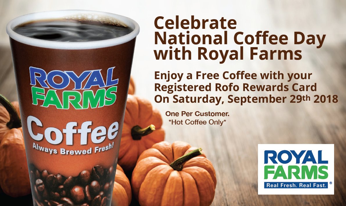 Royal Farms On Twitter Free Coffee Free Coffee Free Coffee