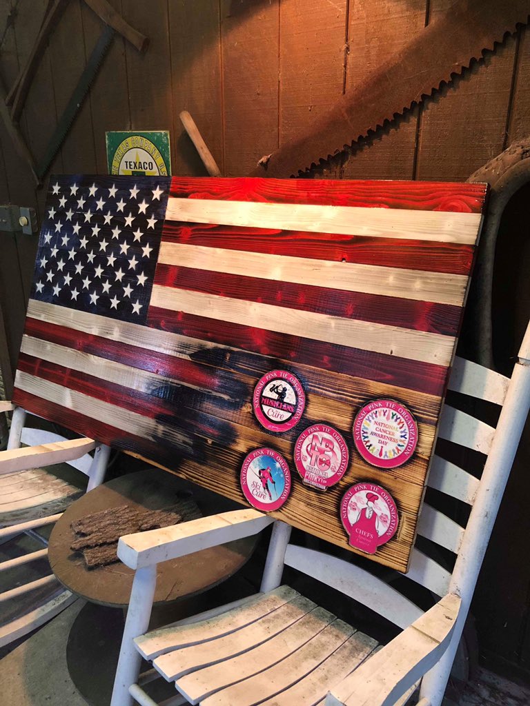 #NationalPinkTieOrganization October is #BreastCancerAwareness month! Please join us in spreading the awareness and supporting those fighting cancer #Awareness #pinktie #pink Woodwork done by <a href="/Brad/">Brad Marxkors (Smith)</a> Satcher