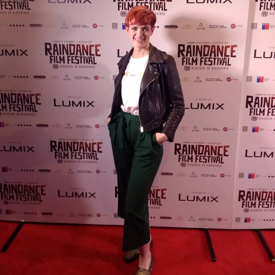 NNadifactress's tweet photo. #FridayFeeling red carpet action with @TheSophieSteel @Raindance found #verticallab artists films really inspiring as was the q&a about making a more diverse, better, inclusive film industry. Great to see @HelpFromtheWest on big screen again too! @roisinrae https://t.co/AvClFY5D8W