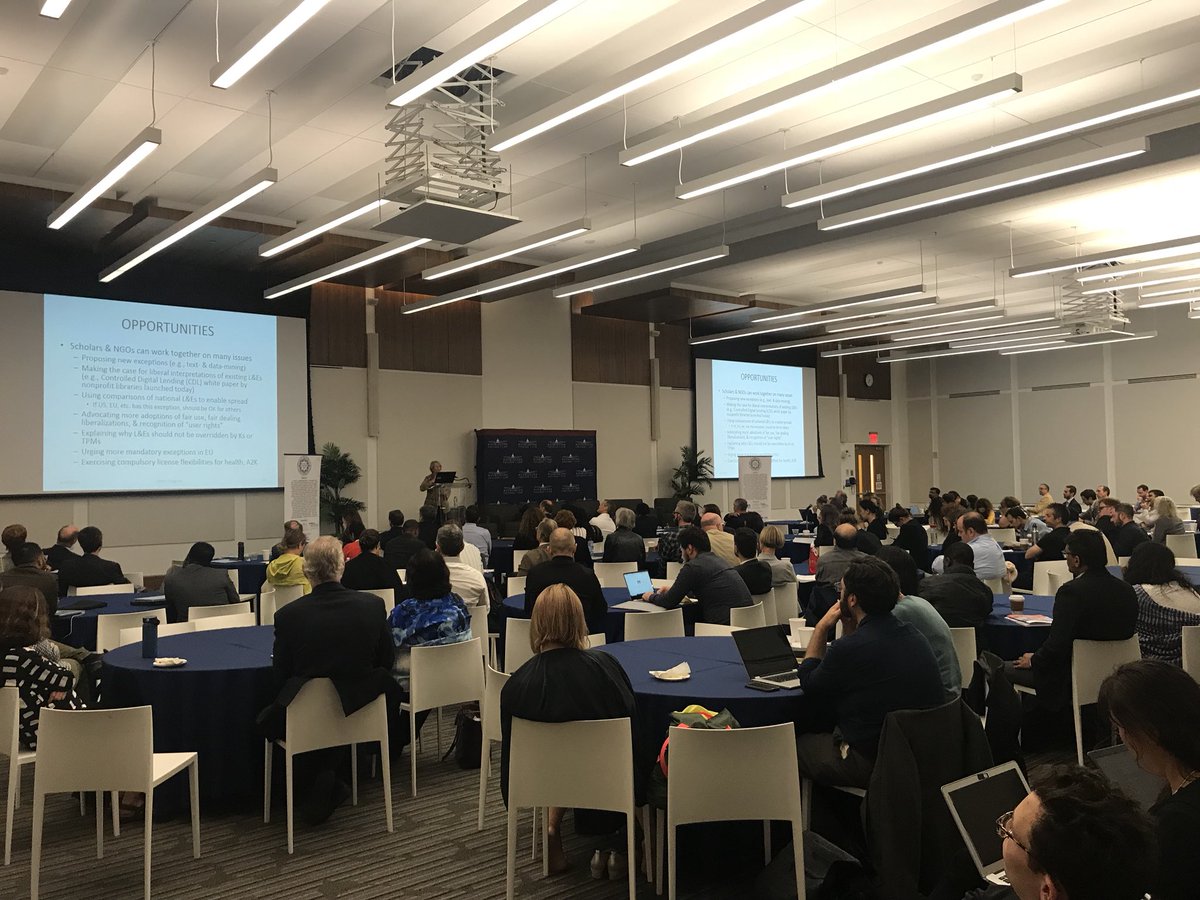 aman_gebru's tweet photo. @PamelaSamuelson just gave a fascinating keynote on IP fair use, exceptions, limitations to a room full of scholars and activists. #GCIP2018 https://t.co/xg0ts81TVA