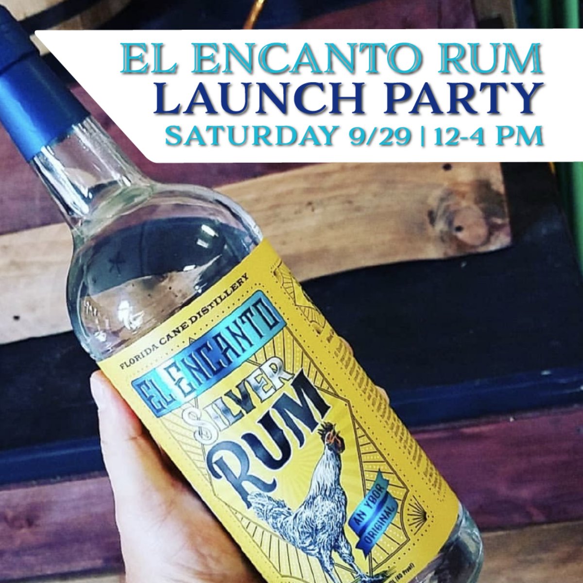 The launch party celebrating the arrival of our new rum, El Encanto is tomorrow! It's truly a Ybor original! Details: bit.ly/2MT2gua